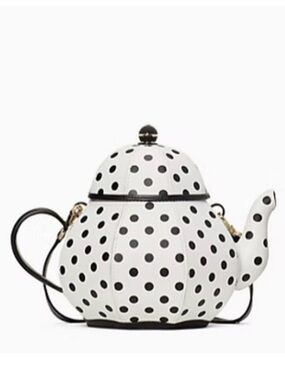 KATE SPADE ALICE IN WONDERLAND TEA POT PARTY TEAPOT CROSSBODY BAG